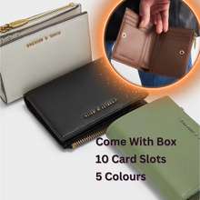 Charles & Keith metallic accent short & Gemma wallet unboxing + what fits!  