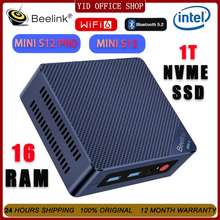 Beelink Mini S12 Pro Mini PC - 12th Gen Intel N100 (Up to 3.4GHz), 16GB  DDR4, 500GB SSD, 4K Dual Display, WiFi 6, BT 5.2, 1000Mbps LAN - Low Power