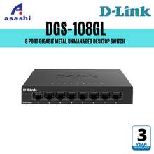 DGS-108 - 8-Port Gigabit Desktop Switch In Metal Casing Malaysia