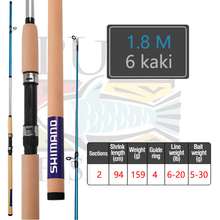 SHIMANO Reel Rod Joran Pancing Fishing Reel Spinning Rod Set