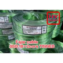 Fajar Pure Copper 14~65/0.26mm Automotive Wire [30M] (Green)