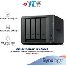 SYNOLOGY DISKSTATION DS423 4 BAY NAS 2GB DDR4 - SYN-DS423