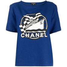 CHANEL Pre-Owned 2010s graphic-print Cotton T-shirt - Farfetch
