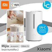 Xiaomi Mijia Smart Sterilization Humidifier 2 UV-C Sterilization Air  Humidifiers 4.5L 28W Silent Aromatherapy Mijia APP Control