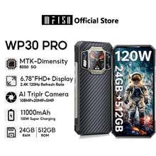 5G OUKITEL WP30 PRO 4G Rugged Mobile Android Phone Waterproof 120W Charging  512G
