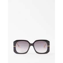 Fendi Graphy Square-frame Tortoiseshell Acetate Sunglasses