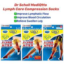 Dr Scholl Medi Qtto Open Toe Lymph Care Compression Stockings