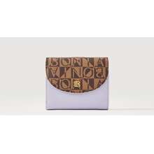 Lydia Monogram 2 Fold Short Wallet Honeycomb