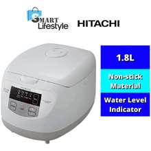 Karasia Enterprise - Hitachi Rice Cooker, Microcomputer Series, RZ-ZH18Y 4  Different Modes for your convenience; - White / Jasmine Rice - Porridge -  Brown Rice - Steam. Visit An Authorised Hitachi Dealer