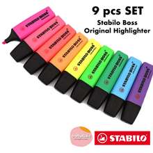 Buy Highlighter STABILO BOSS ORIGINAL Pastel Highlighter Marker Pens Full  Set of 7 Ideal for Revision Notes, School & Office Online in India 