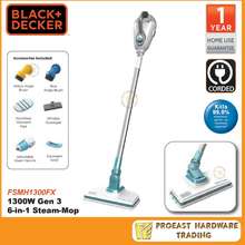 BLACK & DECKER [ FSMH1300FX ] 1300W Gen 3 7-in-1 Steam-Mop / Steam Cleaner  / Floor Cleaner