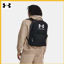 Under Armor Hustle Sport Backpack - Black/Silver - 1364181-001