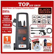 BLACK+DECKER Pressure Washer 1400W 110 BAR (PW1400S) 