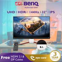 BenQ MOBIUZ EX3210U 32 IPS LED 4K 144Hz FreeSync Premium Pro Gaming Monitor  (HDMI/DP/USB Type B/USB 3.0) White EX3210U - Best Buy