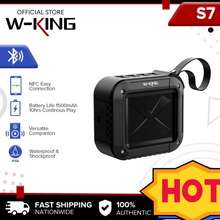 W-KING Bluetooth Speaker, 50W Portable Speakers Bluetooth Wireless Loud,  IPX6 Waterproof Outdoor Large Bluetooth Speaker Subwoofer/Bass  Boost/DSP/40H