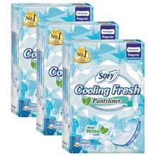 Soft Cooling Fresh 28s Panty Liner Regular 155mm