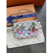 Louis Vuitton Limited Edition Damier Azur Animation Hollywood Mini
