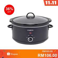 3.5L 200W Black Ceramic Digital Slow Cooker Multicooker FSC 350BK