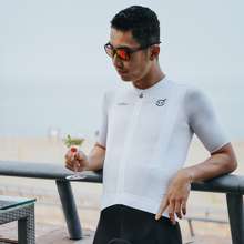Men Short Sleeve Cycling Jersey Coffee Smoothie