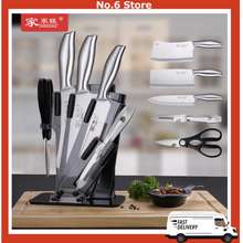 Kitchen Knife Set, German Stainless Steel Knife Block Set, 6 pcs Small  Knife Set with Wooden Block – AICOOK