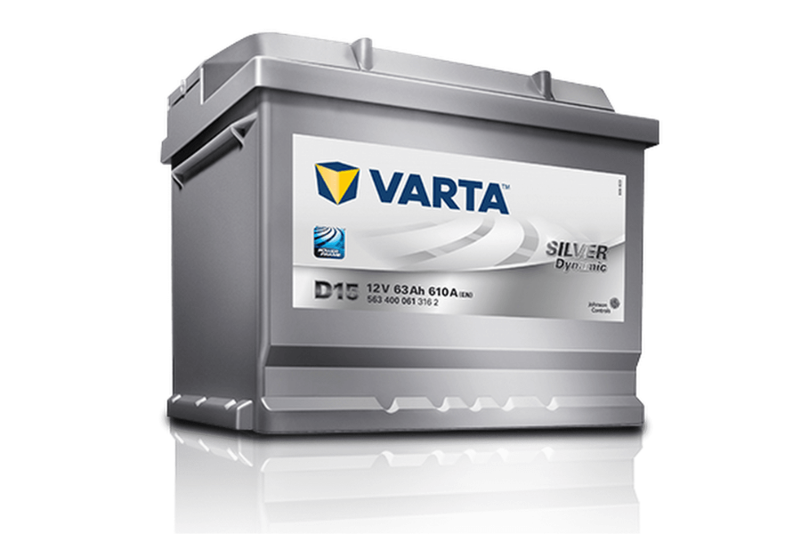  Varta Silver Dynamic D15 Batterie Voitures, 12 V 63Ah 610 Amps  (En)