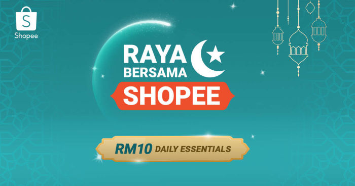 Celebrate Raya Bersama Shopee with RM19 Free Shipping Daily!